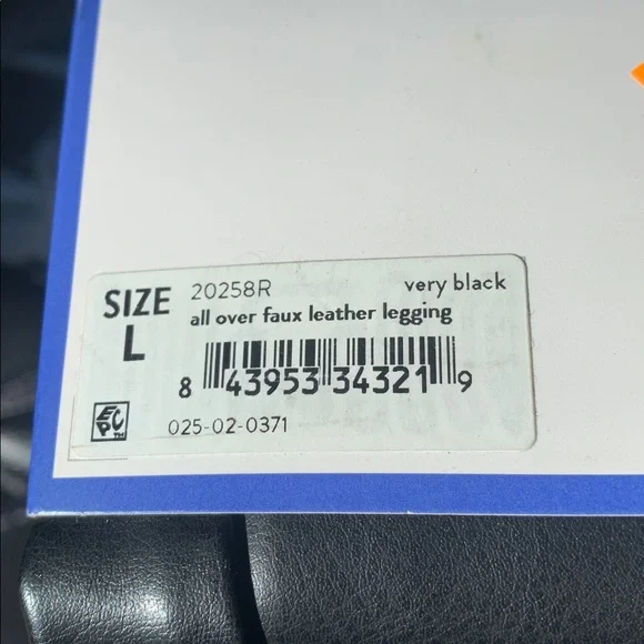 NWT SPANX Black Faux Leather Leggings - Picture 7 of 7